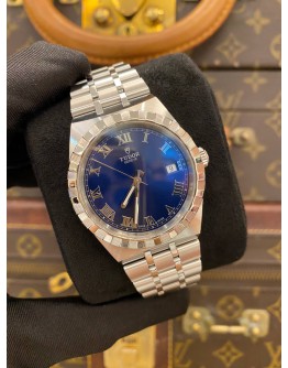 (UNUSED) 2025 TUDOR ROYAL REF 28500 BLUE DIAL ROMAN NUMERALS 38MM AUTOMATIC WATCH -FULL SET-