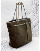 ANYA HINDMARCH SUEDE LEATHER TOTE BAG