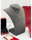 (RAYA SALE)(BRAND NEW) CARTIER LOVE NECKLACE 750 YELLOW GOLD WITH 2 DIAMONDS -FULL SET-