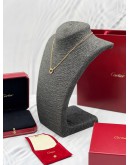 (RAYA SALE)(BRAND NEW) CARTIER LOVE NECKLACE 750 YELLOW GOLD WITH 2 DIAMONDS -FULL SET-