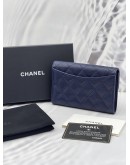 CHANEL SMALL CLASSIC CAVIAR LEATHER FLAP WALLET 