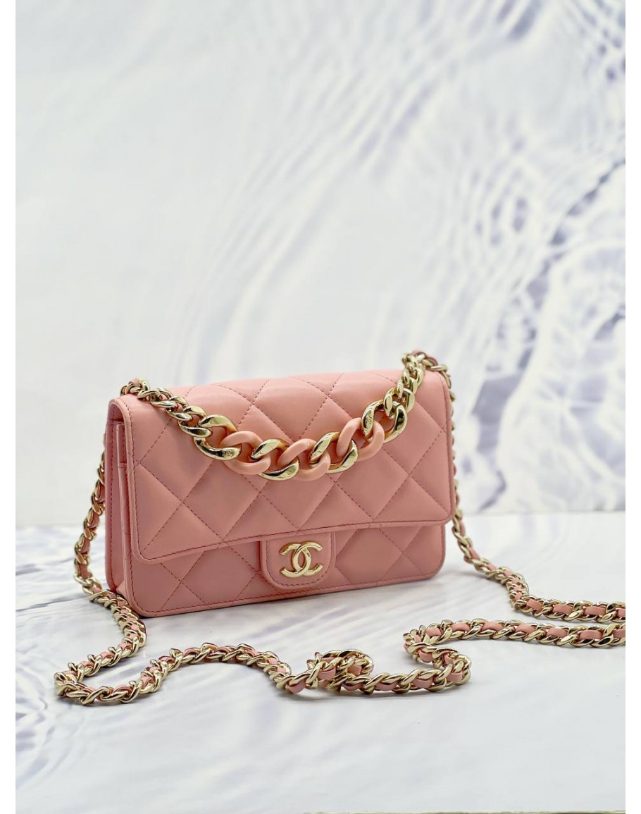 pink fuzzy chanel bag