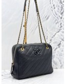 (RAYA SALE) CHANEL CC CALFSKIN LEATHER CHAIN BAG