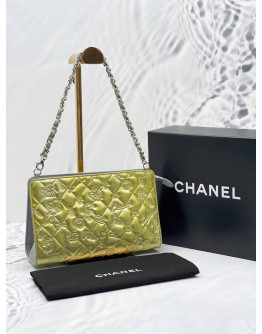 (RAYA SALE) CHANEL LUCKY SYMBOLS EMBOSSED PATENT LEATHER SHOULDER BAG 