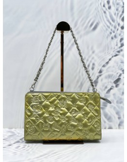 (RAYA SALE) CHANEL LUCKY SYMBOLS EMBOSSED PATENT LEATHER SHOULDER BAG 