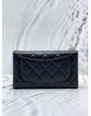 CHANEL CLASSIC LAMBSKIN LEATHER LONG FLAP WALLET