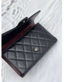 CHANEL CLASSIC LAMBSKIN LEATHER LONG FLAP WALLET