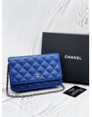 CHANEL WOC WALLET ON CHAIN LAMBSKIN LEATHER -FULL SET-