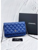 CHANEL WOC WALLET ON CHAIN LAMBSKIN LEATHER -FULL SET-