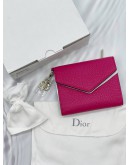 CHRISTIAN DIOR DIORISSIMO GRAINED CALFSKIN LEATHER ENVELOPE WALLET
