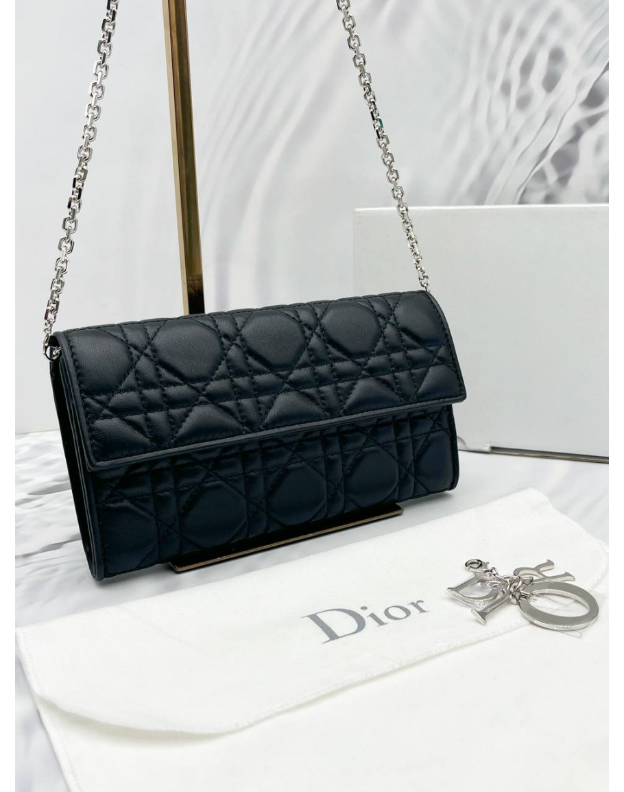Mini Lady Dior Wallet  Medium Tan Cannage Lambskin  Dior Couture UAE