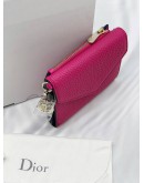 CHRISTIAN DIOR DIORISSIMO GRAINED CALFSKIN LEATHER ENVELOPE WALLET