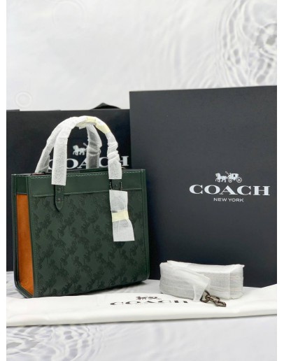 COACH FIELD 22 WITH HORSE AND CARRIAGE TOTE BAG -FULL SET-