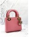 (UNUSED) CHRISTIAN DIOR MINI LADY DIOR IN PINK LIZARD LEATHER 