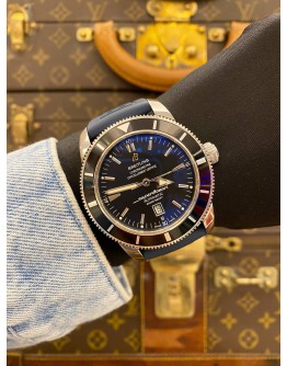 (LIKE NEW) 2014 BREITLING SUPEROCEAN HERITAGE 46 REF A1732024 BLACK DIAL 46MM AUTOMATIC WATCH -FULL SET-