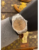 (LIKE NEW) 2007 ROLEX OYSTER PERPETUAL AIR-KING PRECISION REF 14010M PINK DIAL 34MM AUTOMATIC WATCH -FULL SET-