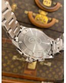 2018 TAG HEUER AQUARACER 300M CHRONOGRAPH REF CAY1111 WHITE DIAL 43MM QUARTZ WATCH -FULL SET-
