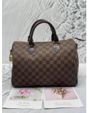 LOUIS VUITTON SPEEDY 30 DAMIER EBENE CANVAS BAG