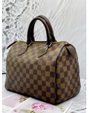 LOUIS VUITTON SPEEDY 25 DAMIER EBENE CANVAS BAG