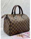 LOUIS VUITTON SPEEDY 25 DAMIER EBENE CANVAS BAG