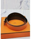 HERMES H BELT REVERSIBLE LEATHER STRAP