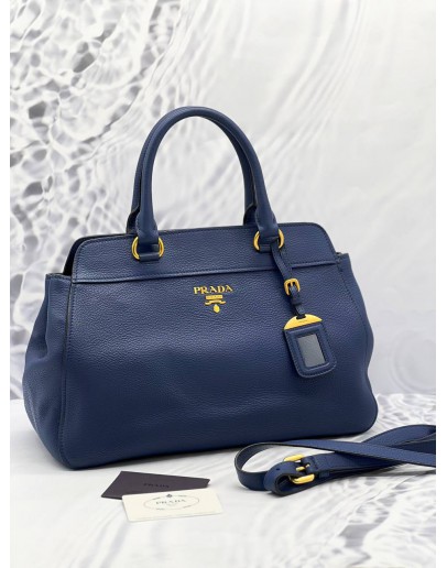 PRADA VITELLO PHENIX SHOULDER BAG WITH STRAP 