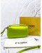 FENDI SILK SATIN PHONE BAGUETTE POUCH CROSSBODY BAG 