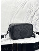(LIKE NEW)COACH WYATT CROSSBODY BAG IN SIGNATURE CANVAS IN BLACK