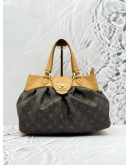 LOUIS VUITTON BOETIE PM TOP HANDLE BAG IN BROWN MONOGRAM CANVAS