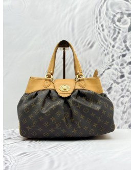 LOUIS VUITTON BOETIE PM TOP HANDLE BAG IN BROWN MONOGRAM CANVAS