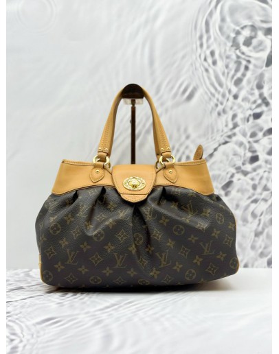 LOUIS VUITTON BOETIE PM TOP HANDLE BAG IN BROWN MONOGRAM CANVAS