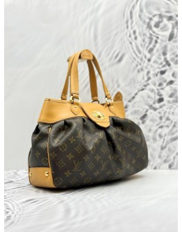 LOUIS VUITTON BOETIE PM TOP HANDLE BAG IN BROWN MONOGRAM CANVAS