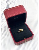 (LIKE NEW) 2021 CARTIER JUSTE UN CLOU RING 18K 750 YELLOW GOLD SIZE 53 -FULL SET-