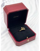 (LIKE NEW) 2021 CARTIER JUSTE UN CLOU RING 18K 750 YELLOW GOLD SIZE 53 -FULL SET-