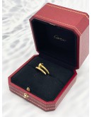 (LIKE NEW) 2021 CARTIER JUSTE UN CLOU RING 18K 750 YELLOW GOLD SIZE 53 -FULL SET-
