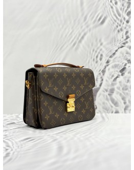 LOUIS VUITTON METIS TOP HANDLE AND CROSSBODY BAG IN BROWN MONOGRAM CANVAS
