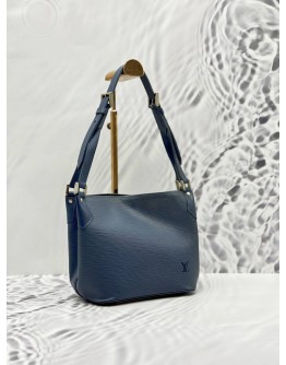 LOUIS VUITTON MANDARA PM SHOULDER BAG IN BLUE EPI LEATHER