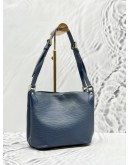 LOUIS VUITTON MANDARA PM SHOULDER BAG IN BLUE EPI LEATHER