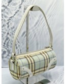 BURBERRY CHECK NOVA PAPILLON SHOULDER BAG 