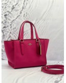 COACH FUCHSIA CROSSBODY TOTE BAG 
