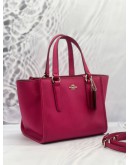 COACH FUCHSIA CROSSBODY TOTE BAG 
