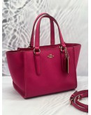 COACH FUCHSIA CROSSBODY TOTE BAG 