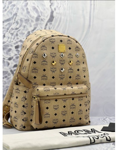 MCM VISETOS SPRINKLE STUD STARK BACKPACK 