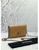 (LIKE NEW) MICROCHIP CHANEL REISSUE WALLET ON CHAIN 