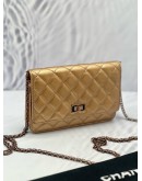 (LIKE NEW) MICROCHIP CHANEL REISSUE WALLET ON CHAIN 