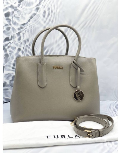 (LIKE NEW) FURLA TESSA MEDIUM SATCHEL BAG WITH STRAP