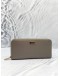 (LIKE NEW) FURLA MAGENTA LEATHER GREY WALLET WITH GOLD HARDWARE
