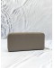 (LIKE NEW) FURLA MAGENTA LEATHER GREY WALLET WITH GOLD HARDWARE