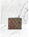 (LIKE NEW)GUCCI BEIGE GG SUPREME CANVAS KINGSNAKE WALLET
