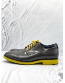 (LIKE NEW) FENDI GRAY/YELLOW SHOES SIZE UK 8